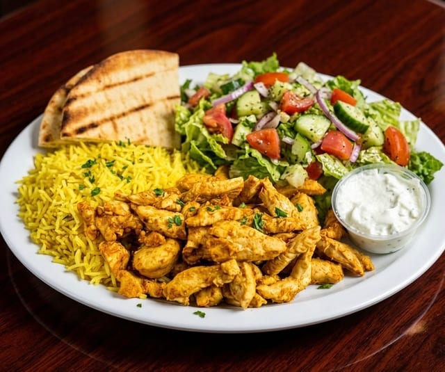 Chix Shawarma Plate.