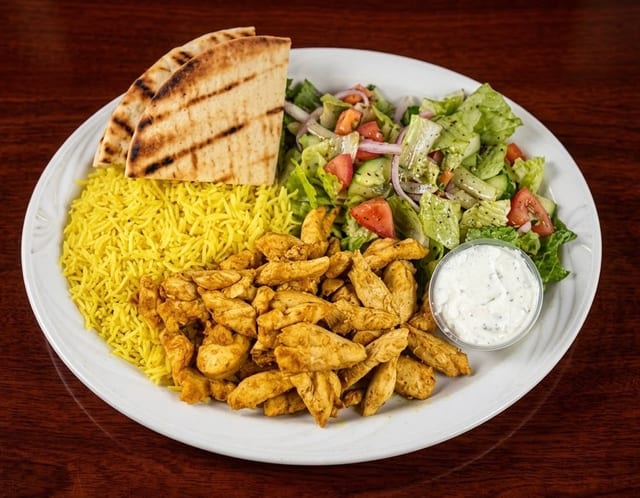 Chicken Gyro Plate.