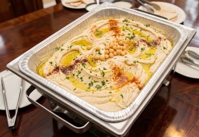 Hummus Large Tray.