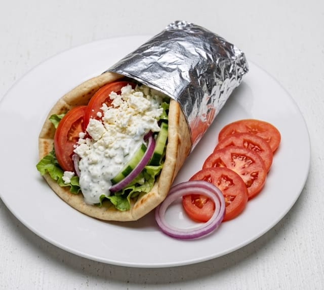 Veggie Gyro Pita.