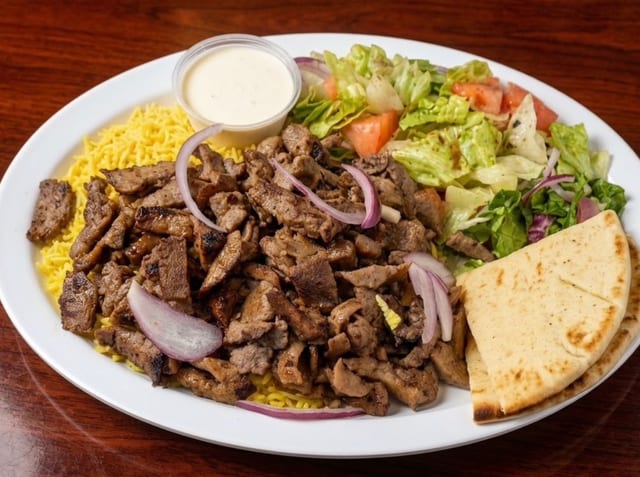Lamb Shawarma Plate.