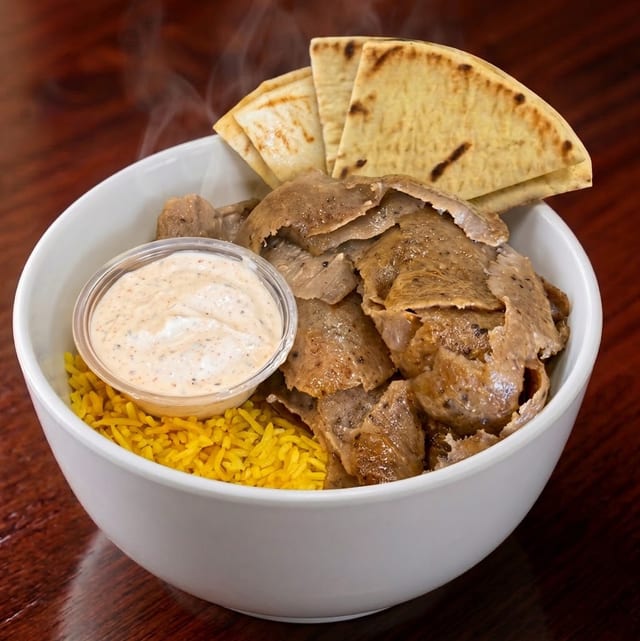 Gyro Rice Bowl.