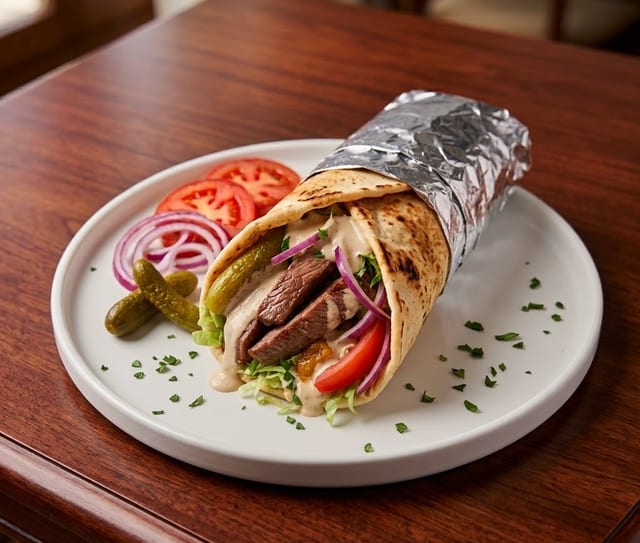 Filet Mignon Wrap.