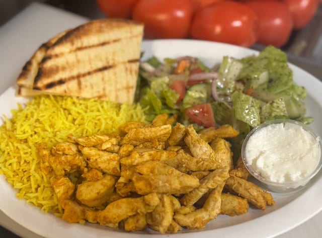 Chicken Gyro Plate.
