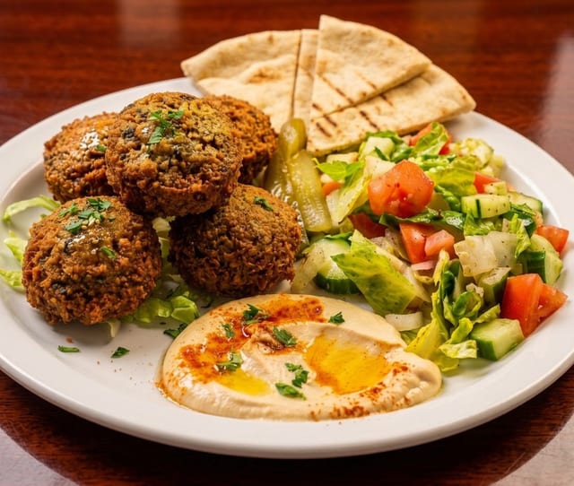 Falafel Plate.