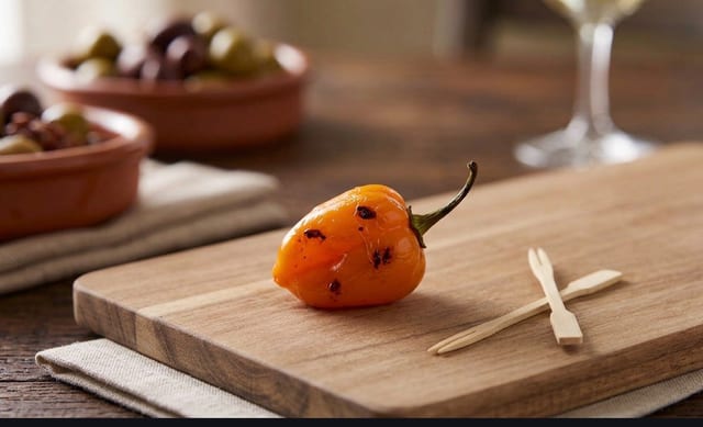 Grilled Bell Pepper.