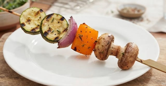 Veggie Skewer.