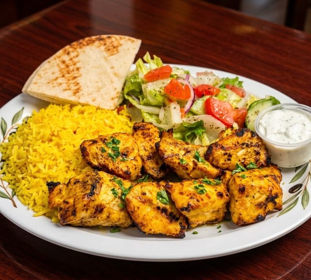 Chix Kabab Plate.