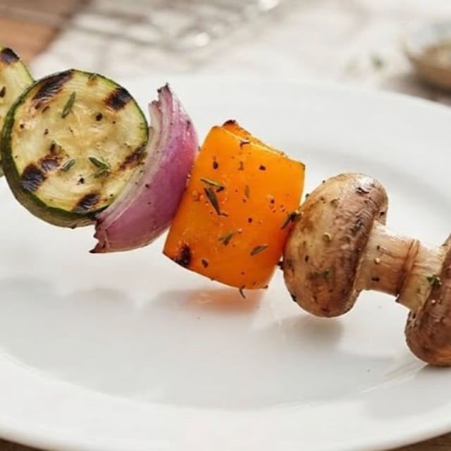 Veggie Skewer.