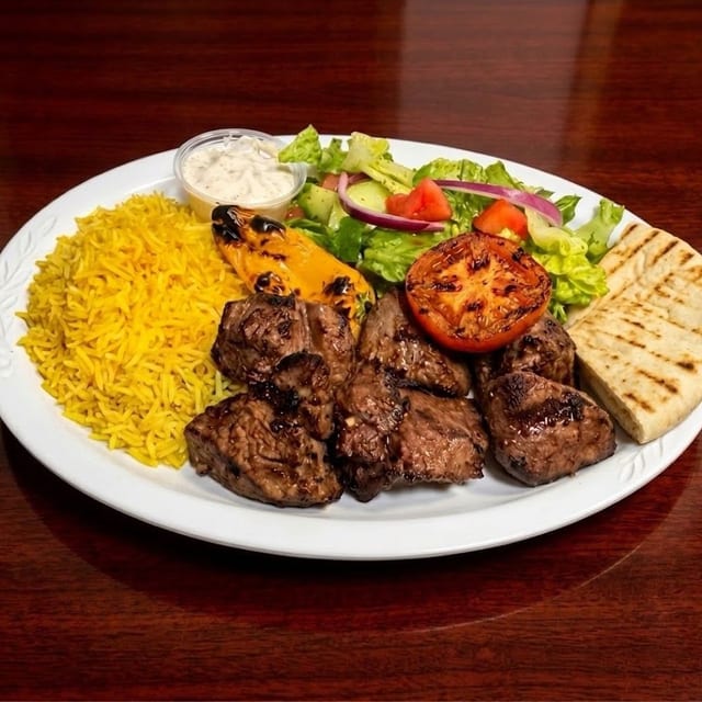 Filet Kabab Plate.
