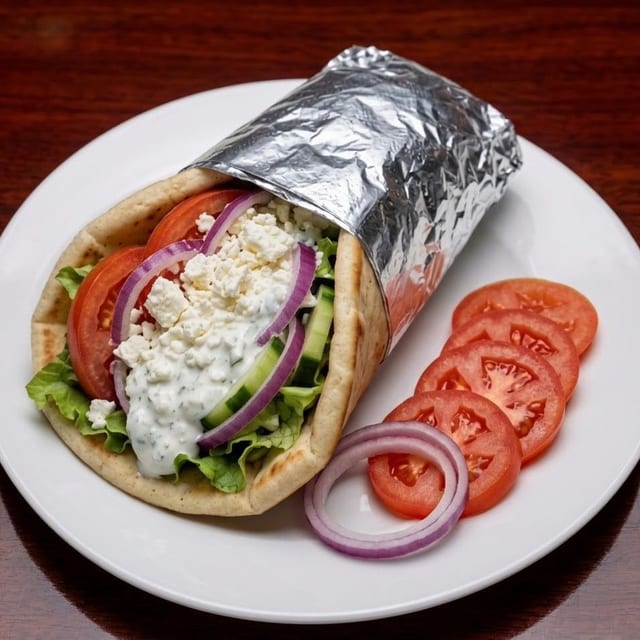 Veggie Gyro Pita.
